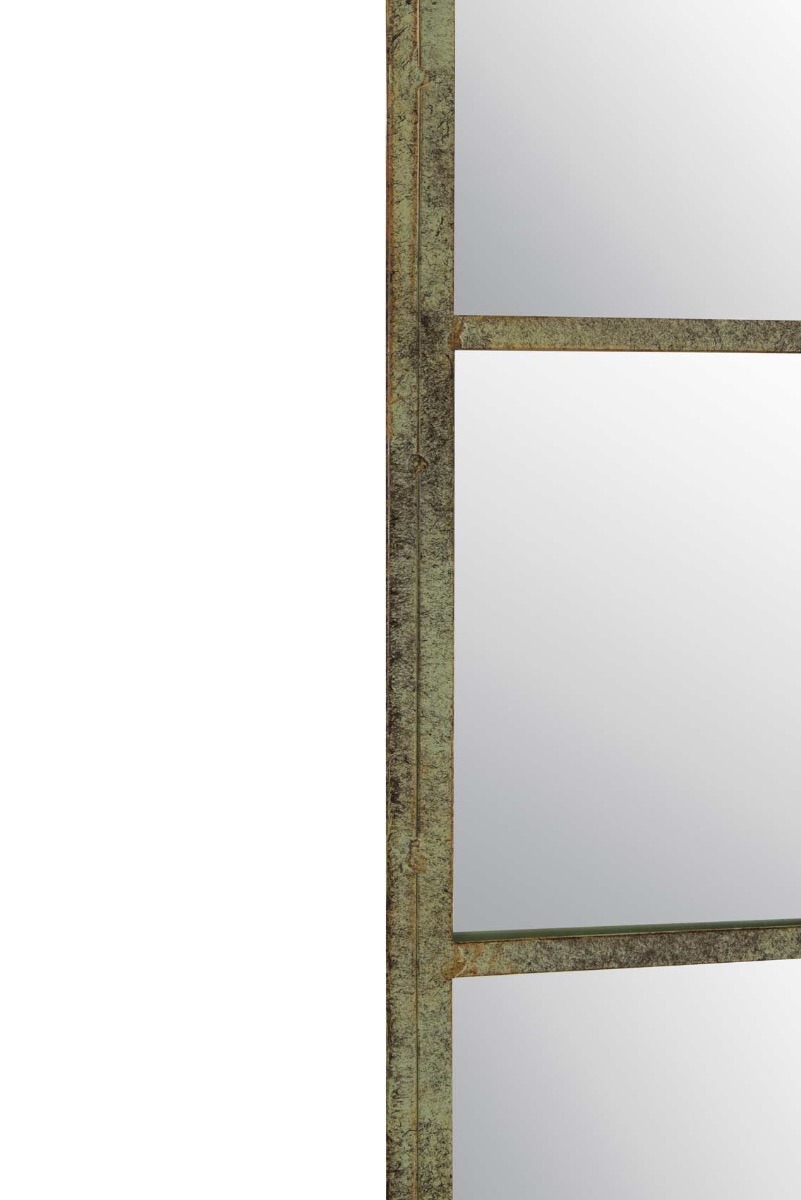 Harmonia Green Country Arch Large Garden Mirror