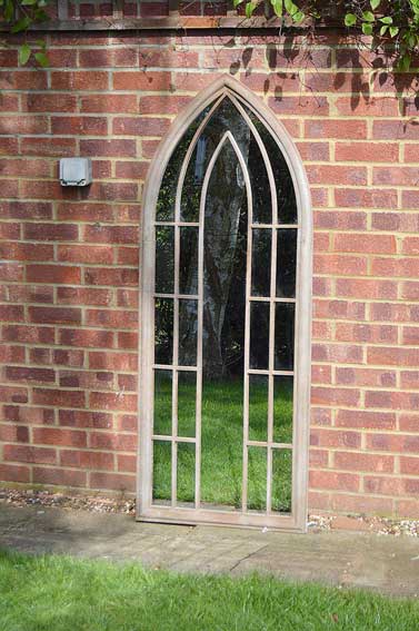 Aphrodite Gothic Arch Large Garden Mirror 