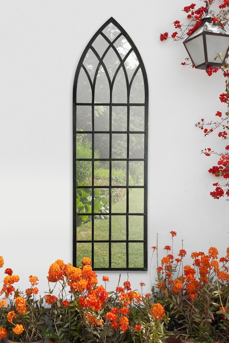 Aphrodite Rustic Arch Large Garden Mirror 