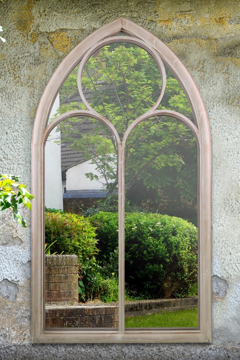 Aphrodite Chapel Arch Large Garden Mirror 