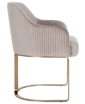 Hadley khaki Velvet Chair by Richmond Interiors | Style Our Home