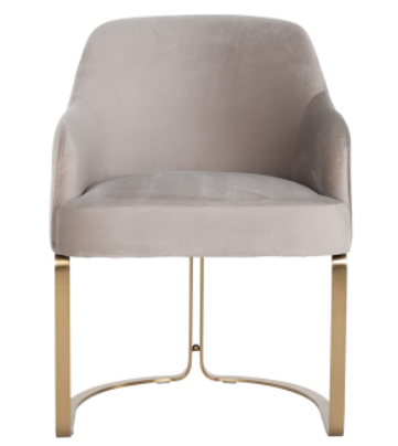 Hadley khaki Velvet Chair by Richmond Interiors | Style Our Home
