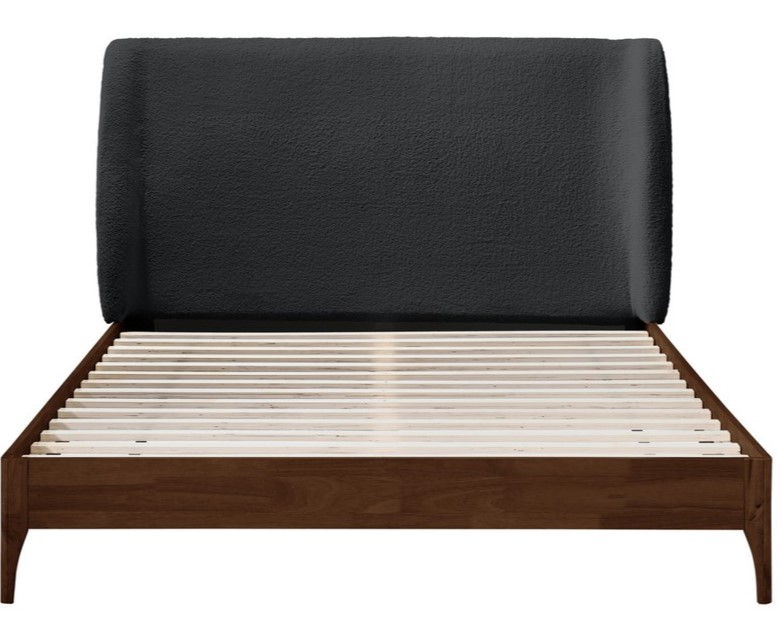 135cm Halfden Fabric Bed Grey by Birlea | Style Our Home