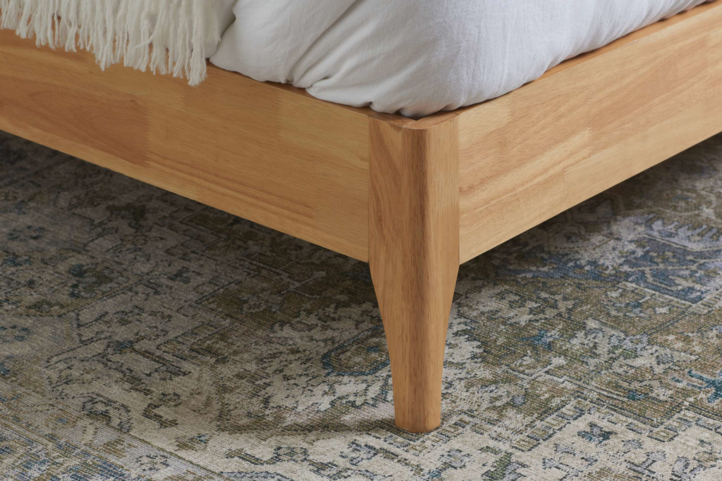 135cm Halfden Fabric Bed White by Birlea | Style Our Home