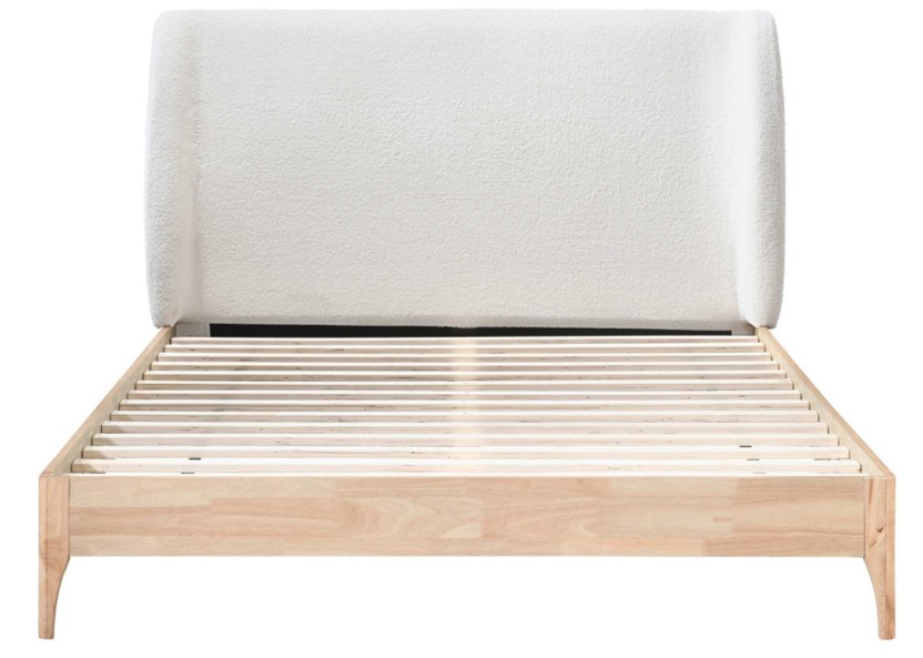 150cm Halfden Fabric Bed White by Birlea | Style Our Home