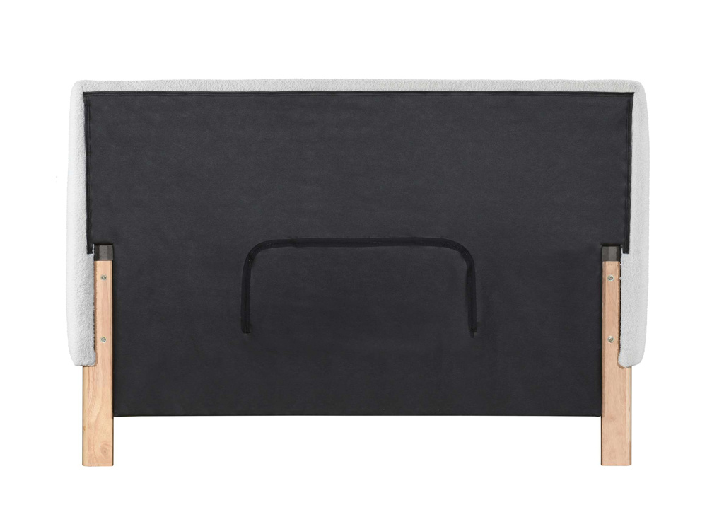 150cm Halfden Fabric Bed White by Birlea | Style Our Home