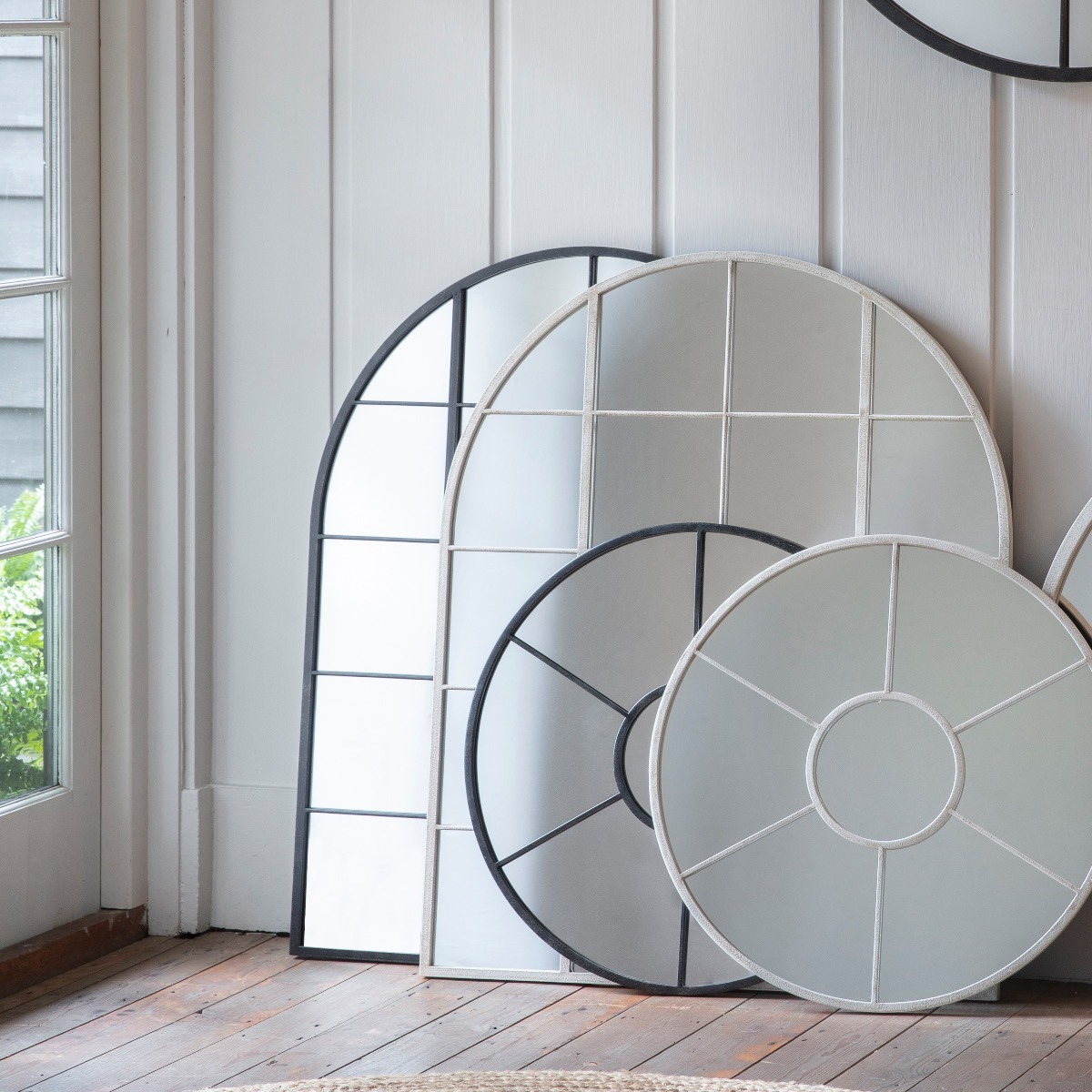 Hampstead White Arch Mirror