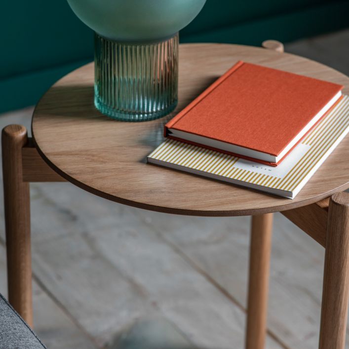 Harvard Natural side table by Hudson Living | Style Our Home