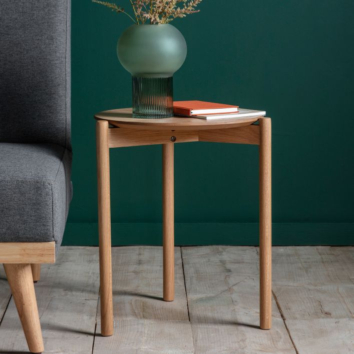 Harvard Natural side table by Hudson Living | Style Our Home