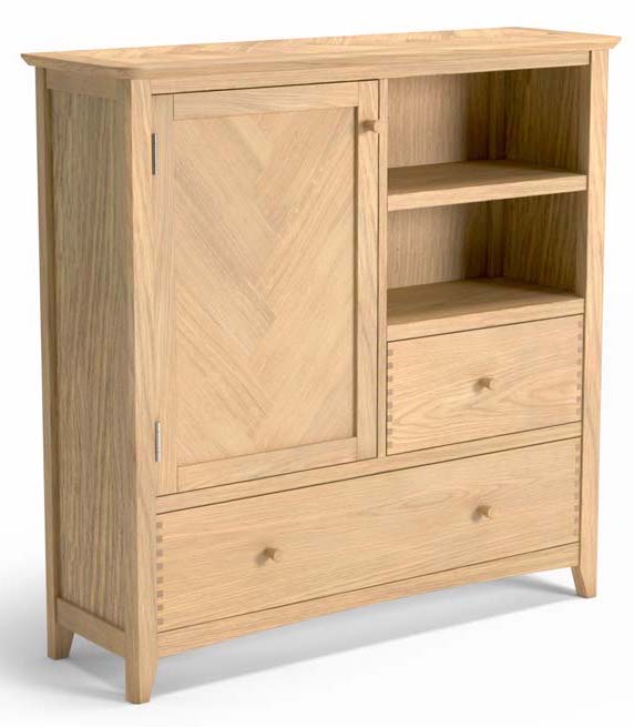 Carno Oak Large Drinks/Store Cabinet