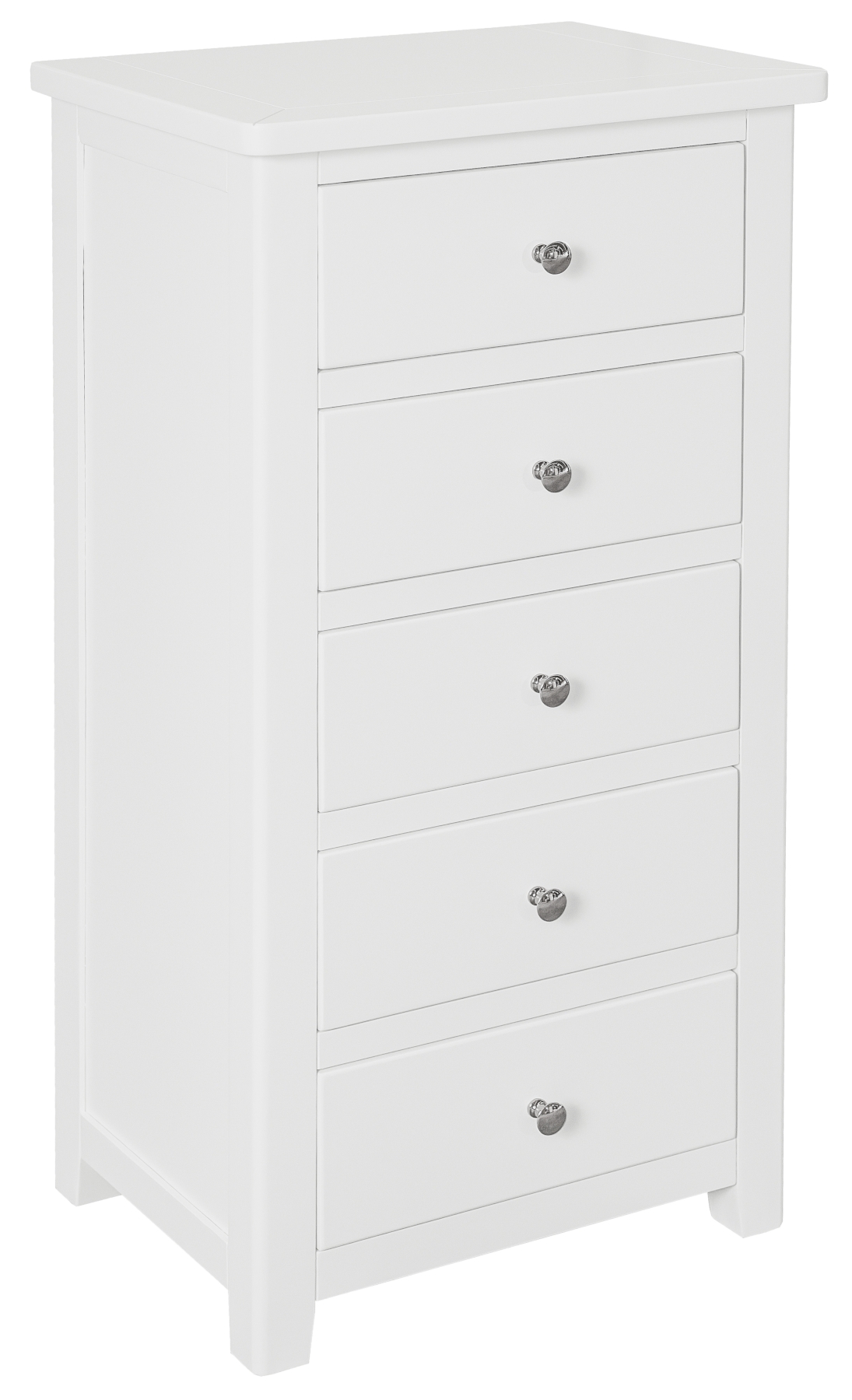 Henley 5 Drawer Narrow Chest-White by Classic Furniture | Style Our Home