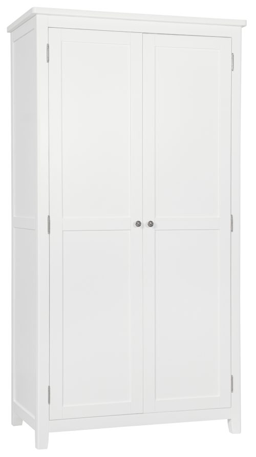 Henley 2 Door Wardrobe-White by Classic Furniture | Style Our Home
