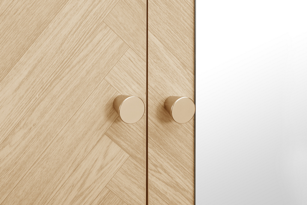 Herringford 3 Door Wardrobe With Mirror by Birlea | Style Our Home