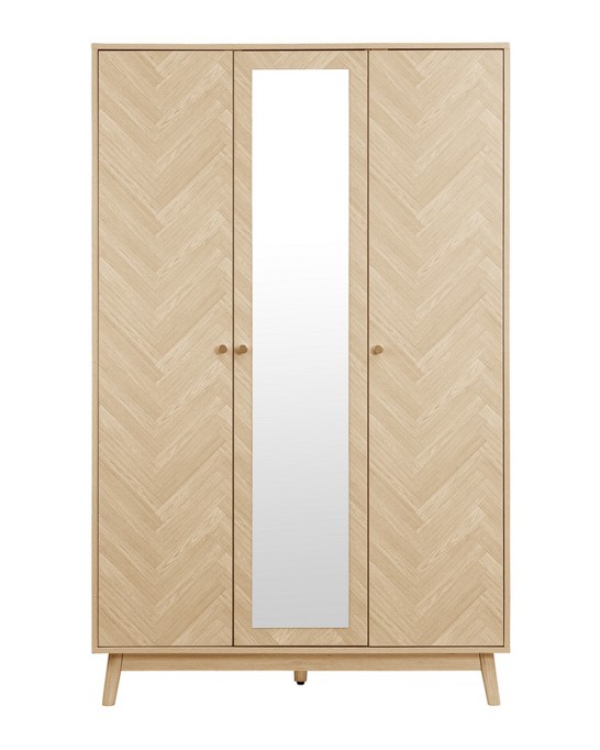 Herringford 3 Door Wardrobe With Mirror by Birlea | Style Our Home