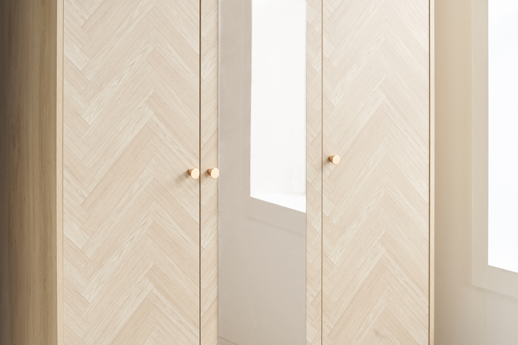 Herringford 3 Door Wardrobe With Mirror by Birlea | Style Our Home