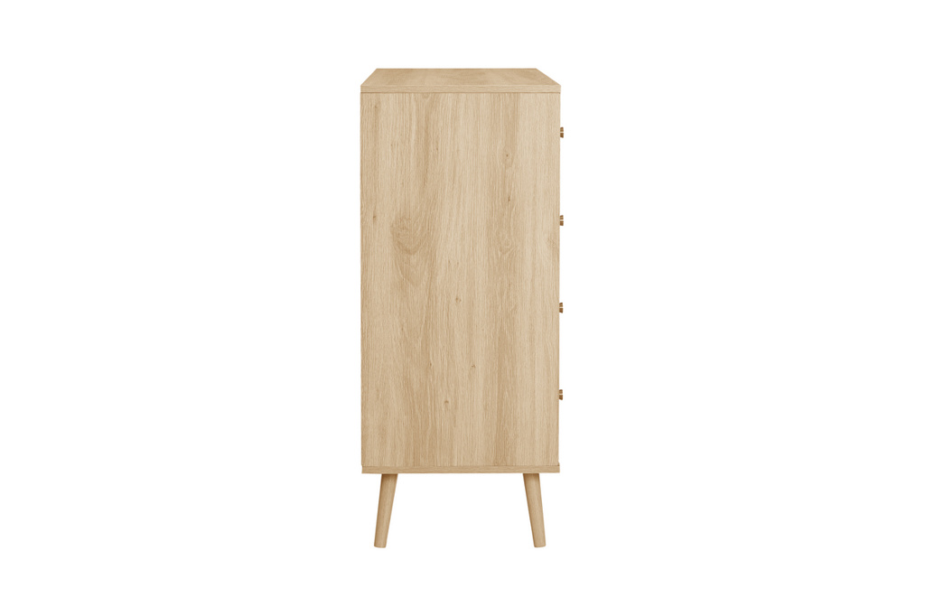 Herringford 4 Drawer Chest Oak by Birlea | Style Our Home