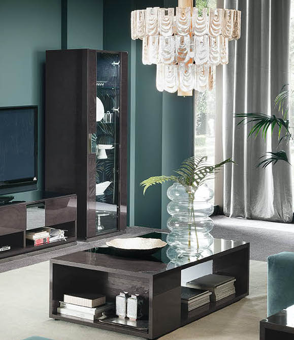 Heritage 1 Door Right Curio Cabinet by ALF Italia| Style Our Home