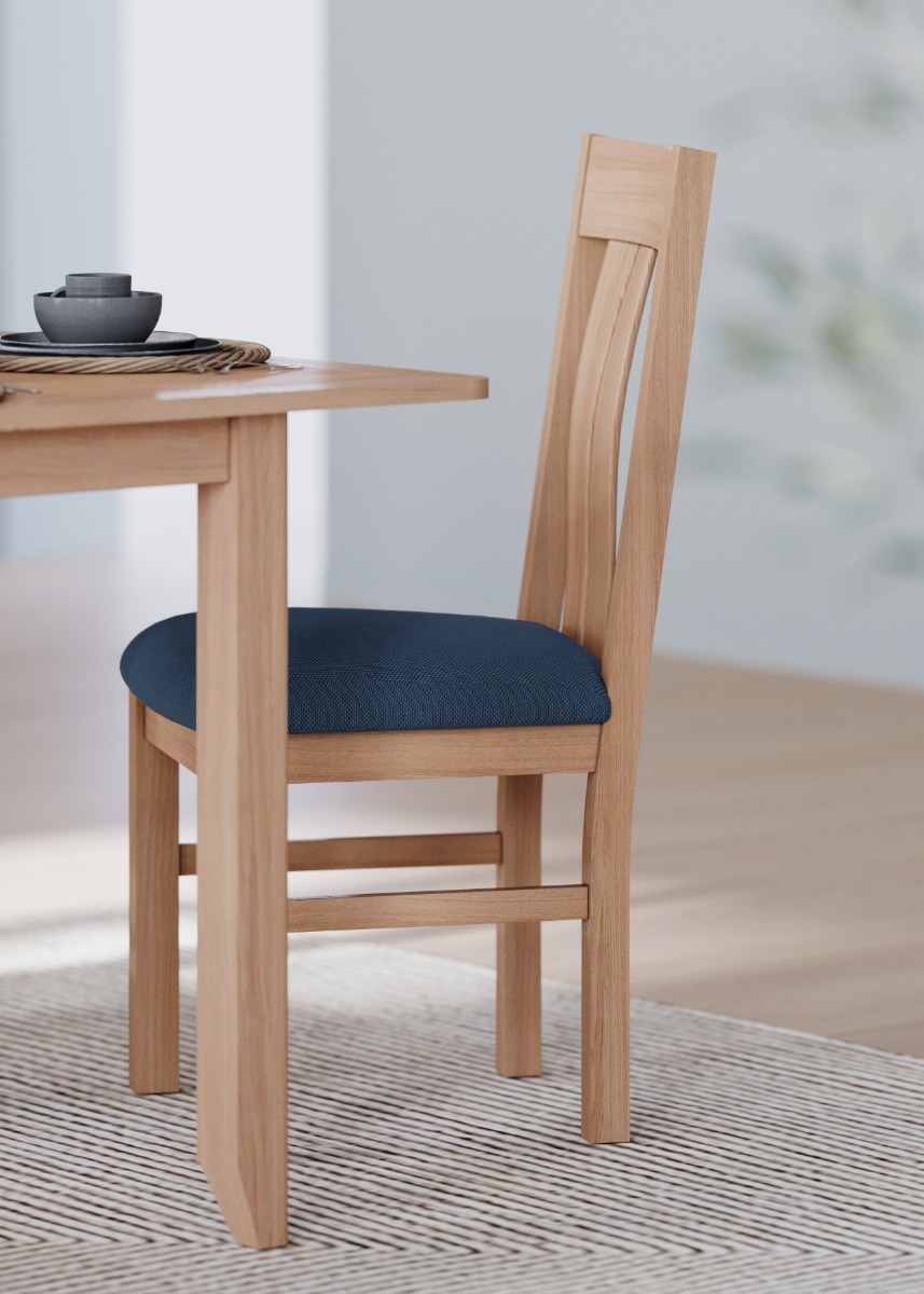 Arlyn Natual Oak Dining Chair by Hertiance Furniture | Style Our Home