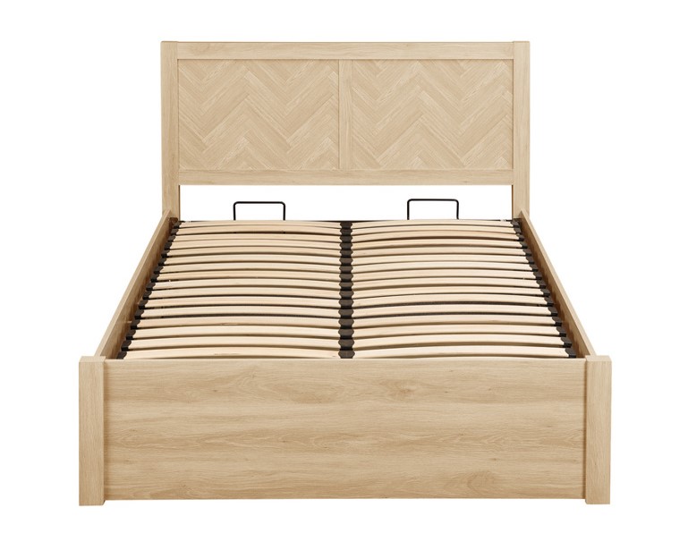 135cm Herringford Ottoman Bed Oak by Birlea | Style Our Home