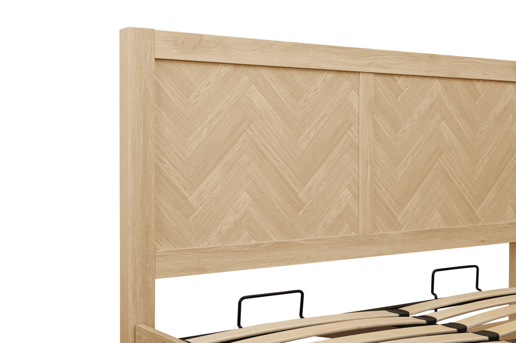 150cm Herringford Ottoman Bed Oak by Birlea | Style Our Home