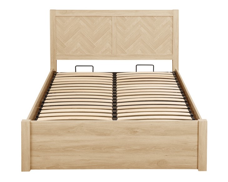 150cm Herringford Ottoman Bed Oak by Birlea | Style Our Home
