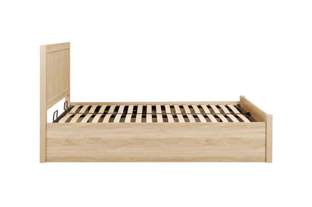 150cm Herringford Ottoman Bed Oak by Birlea | Style Our Home