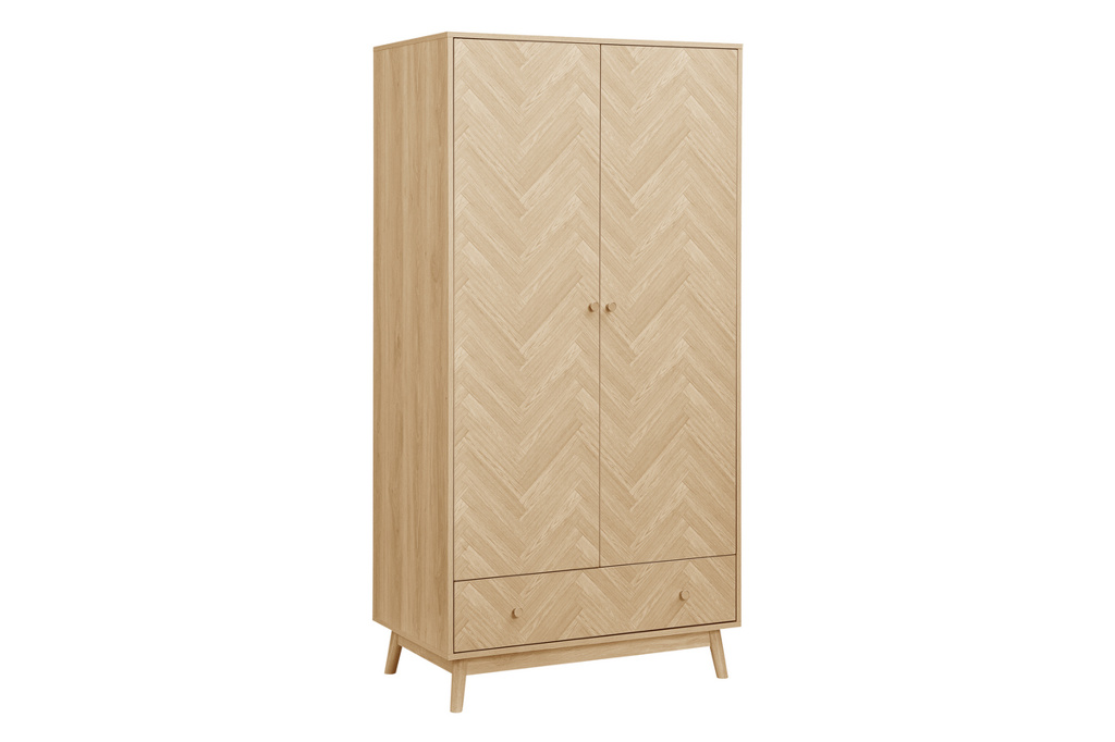Herringford 2 Door 1 Drawer Wardrobe by Birlea | Style Our Home