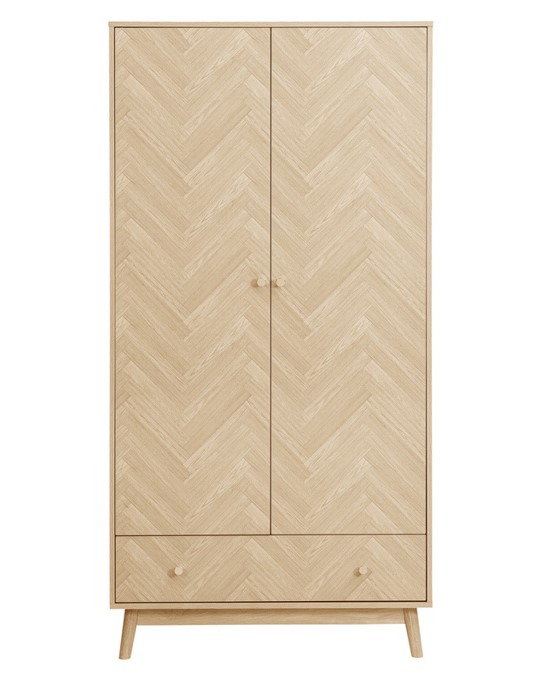 Herringford 2 Door 1 Drawer Wardrobe by Birlea | Style Our Home
