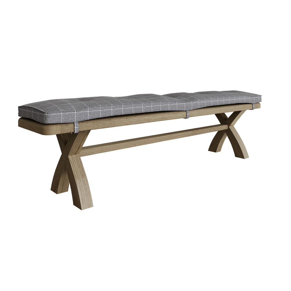 Hoeson 2.0m Cross Leg Dining Bench by Aegon Interiors | Style Our Home