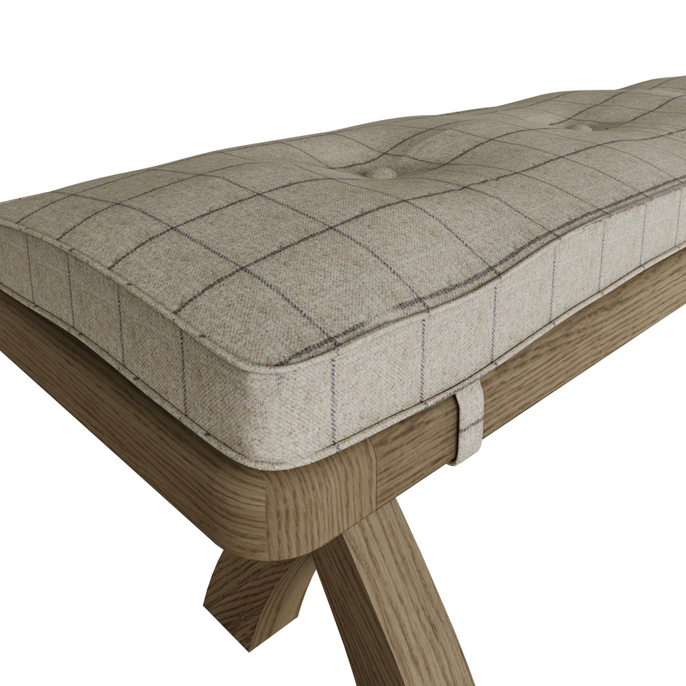 Hoeson 2.0m Cross Leg Dining Bench by Aegon Interiors | Style Our Home