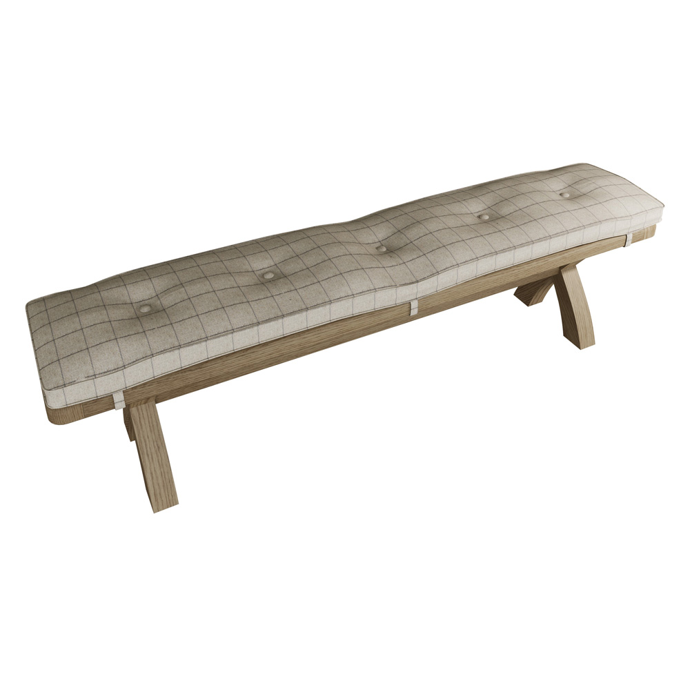 Hoeson 2.0m Cross Leg Dining Bench by Aegon Interiors | Style Our Home