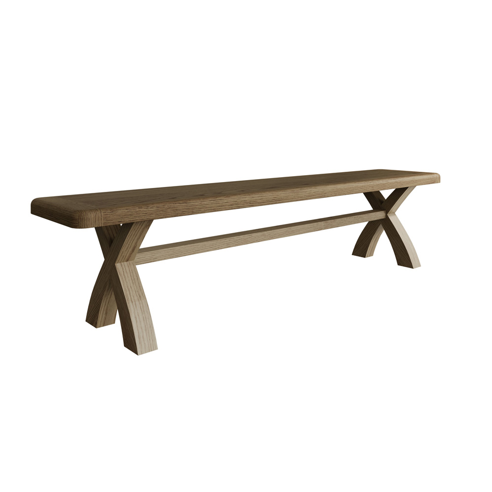 Hoeson 2.0m Cross Leg Dining Bench by Aegon Interiors | Style Our Home