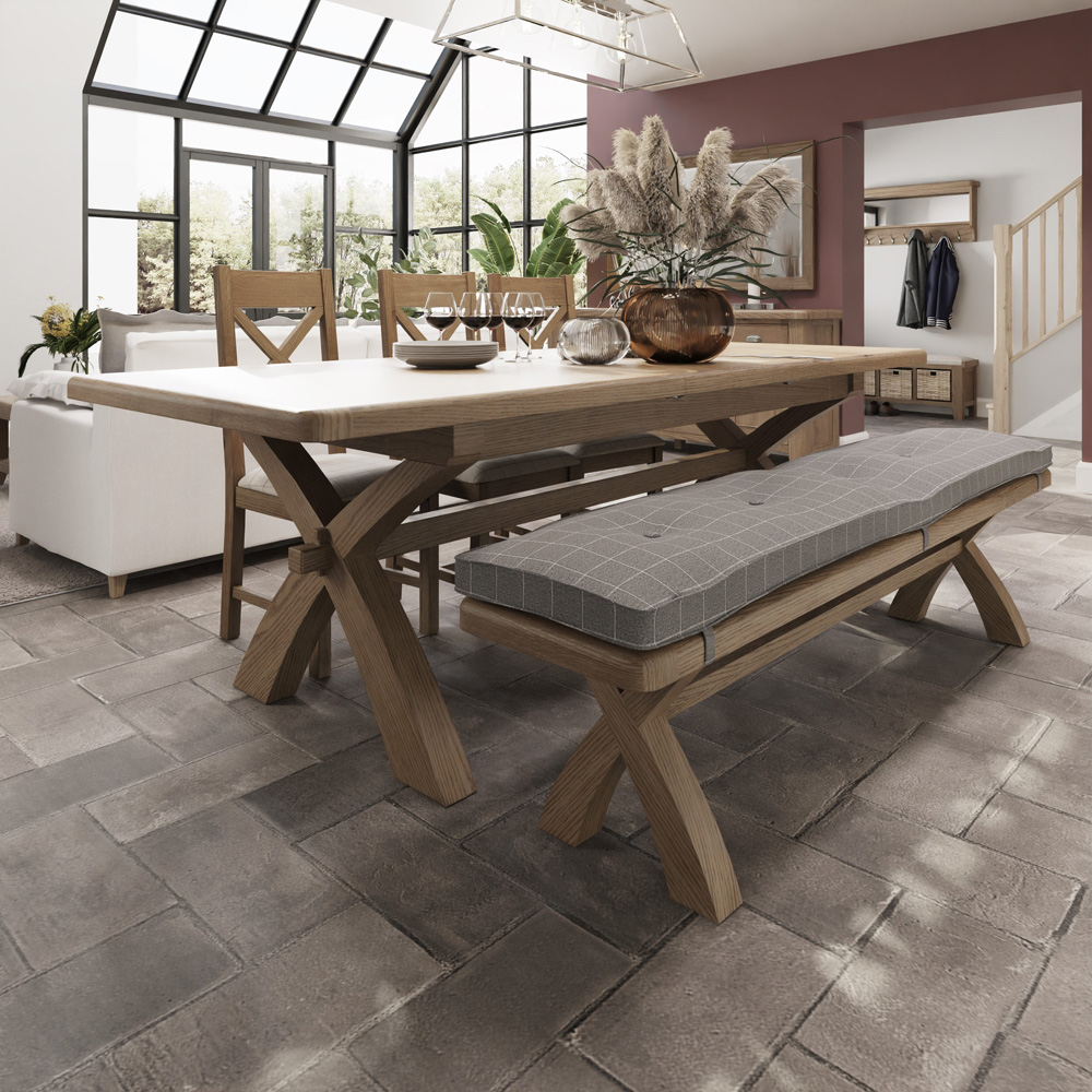 Hoeson 2.0m Cross Leg Dining Table by Aegon Interiors | Style Our Home