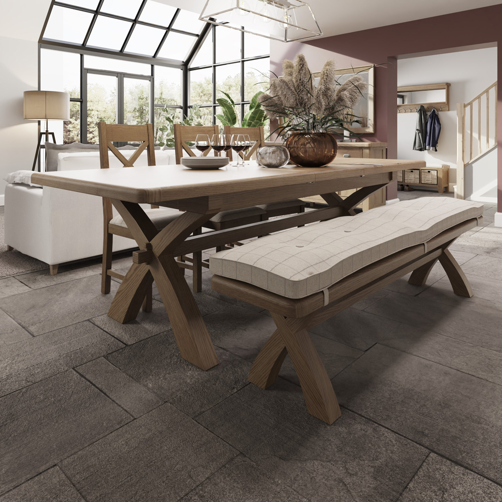 Hoeson 2.0m Cross Leg Dining Table by Aegon Interiors | Style Our Home