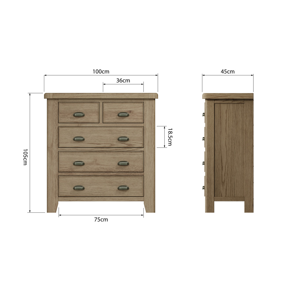 Hoeson 2 over 3 Chest by Aegon Interiors | Style Our Home