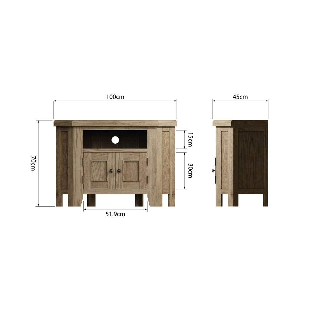 Hoeson Corner TV Unit by Aegon Interiors | Style Our Home