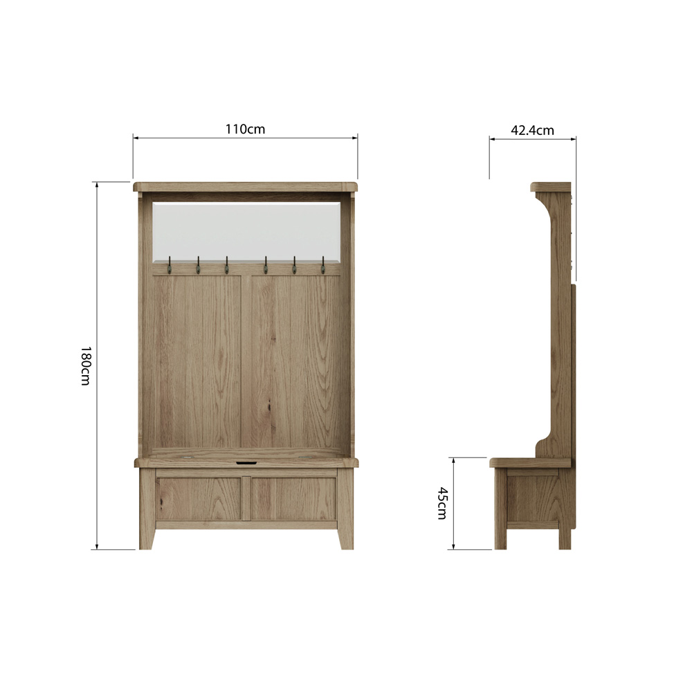 Hoeson Hall Bench Unit by Aegon Interiors | Style Our Home