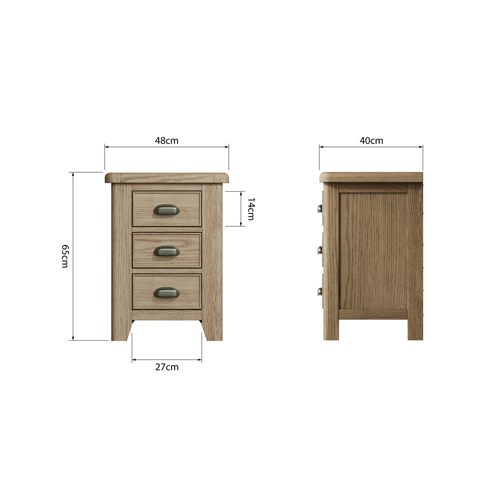 Hoeson Large Bedside Cabinet by Aegon Interiors | Style Our Home