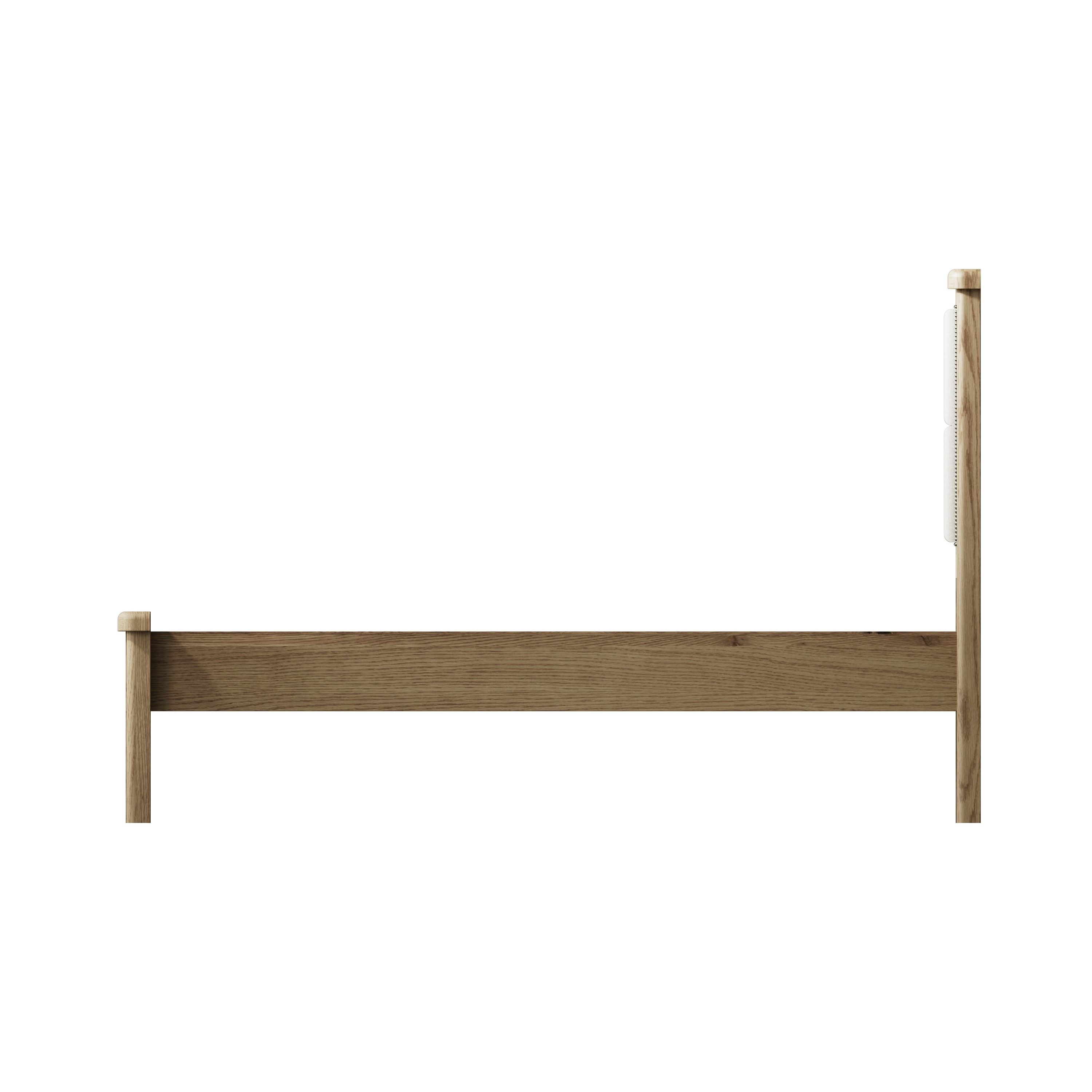 Hoeson 4'6 Fabric Headboard with Low End Footboard by Aegon Interiors | Style Our Home