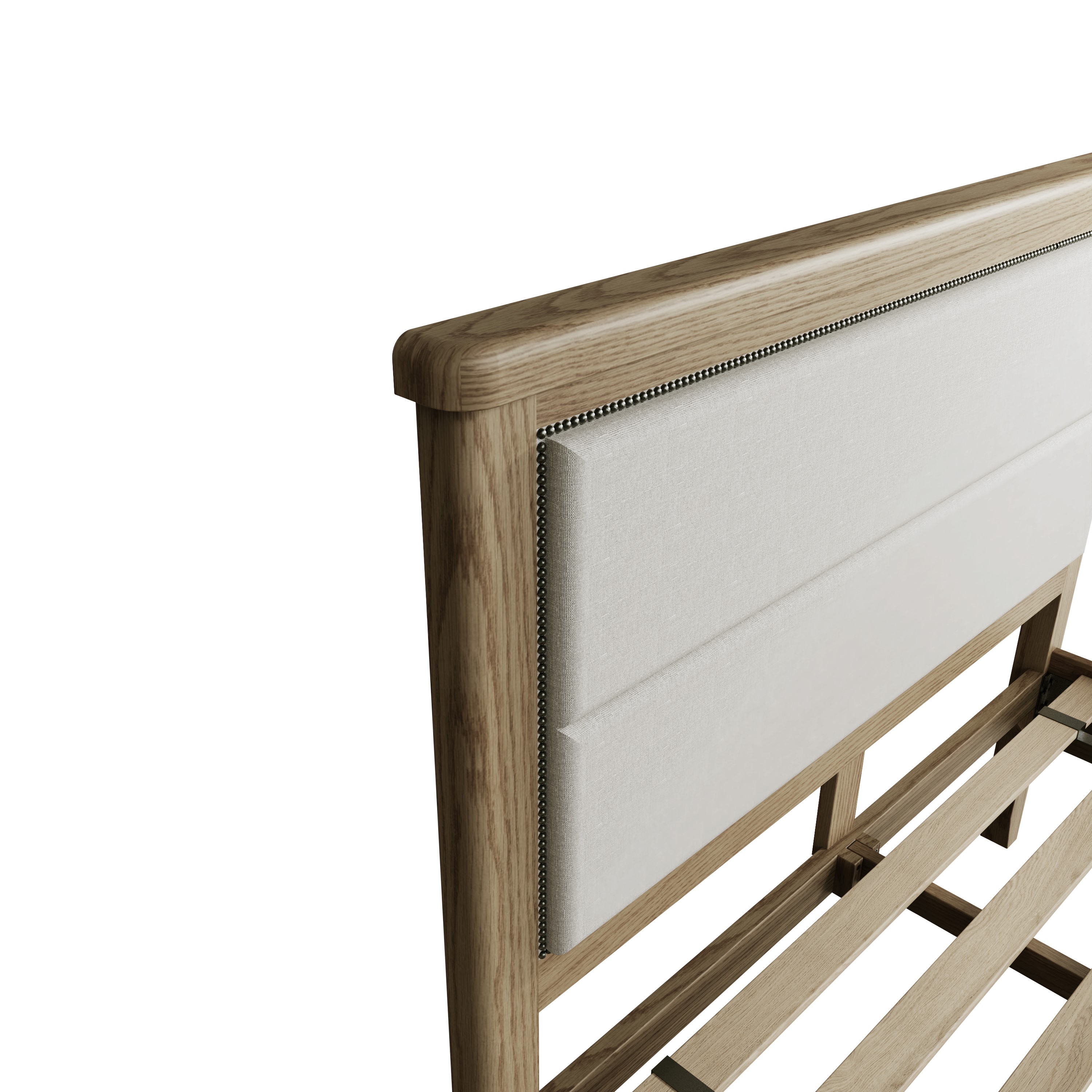 Hoeson 4'6 Fabric Headboard with Low End Footboard by Aegon Interiors | Style Our Home