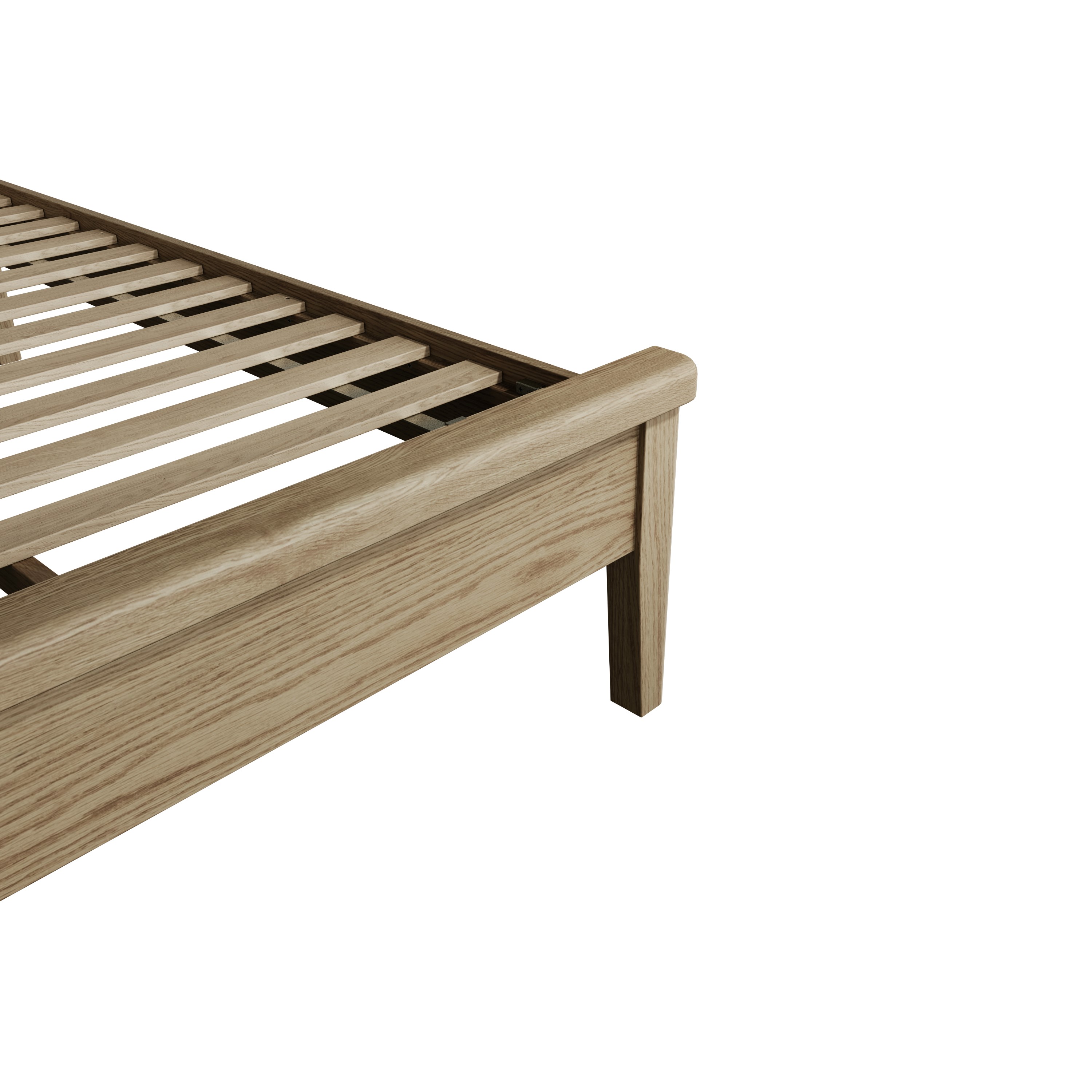 Hoeson 4'6 Fabric Headboard with Low End Footboard by Aegon Interiors | Style Our Home
