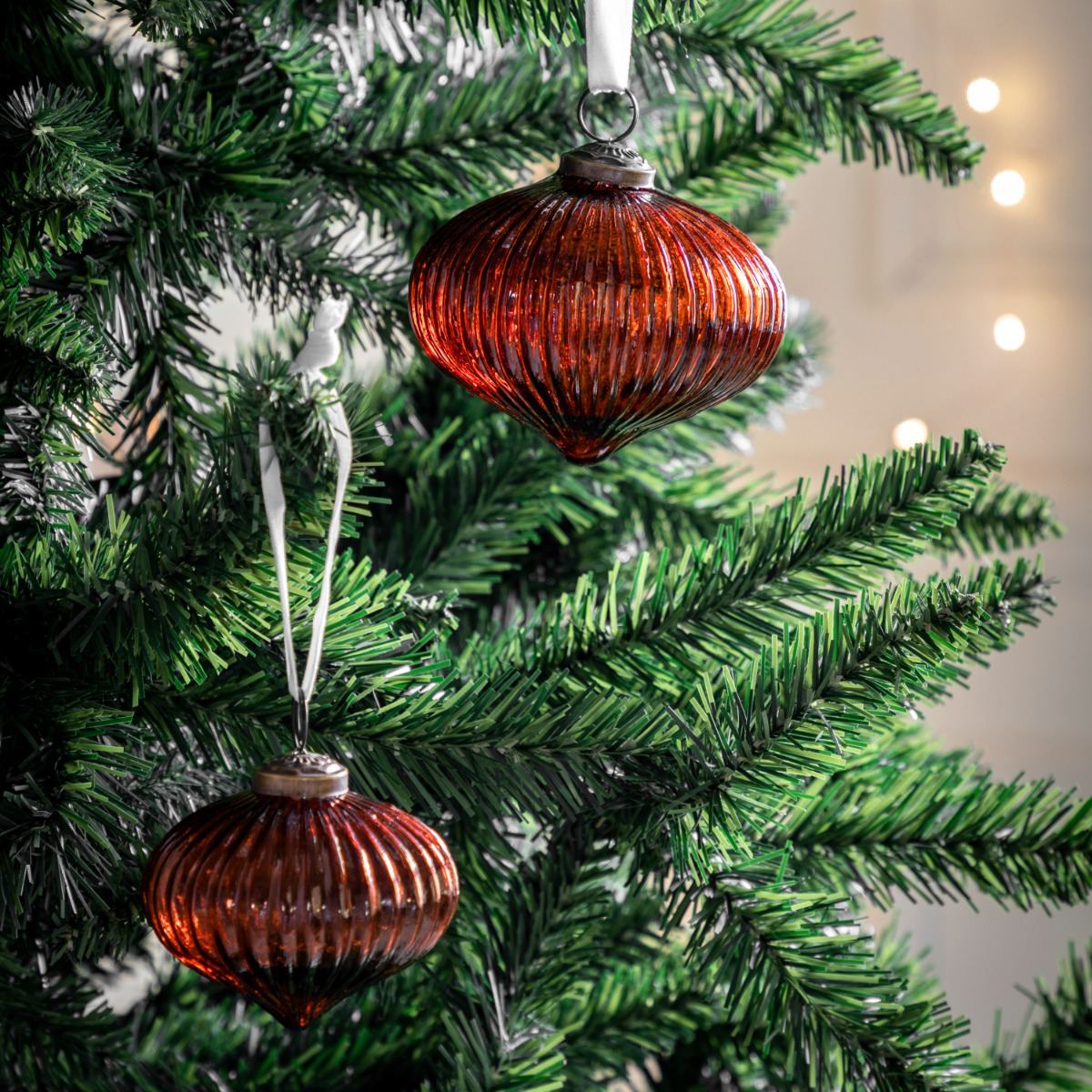 Mia Amber Onion Large Bauble Set of 6 by Gallery Living | Style Our Home