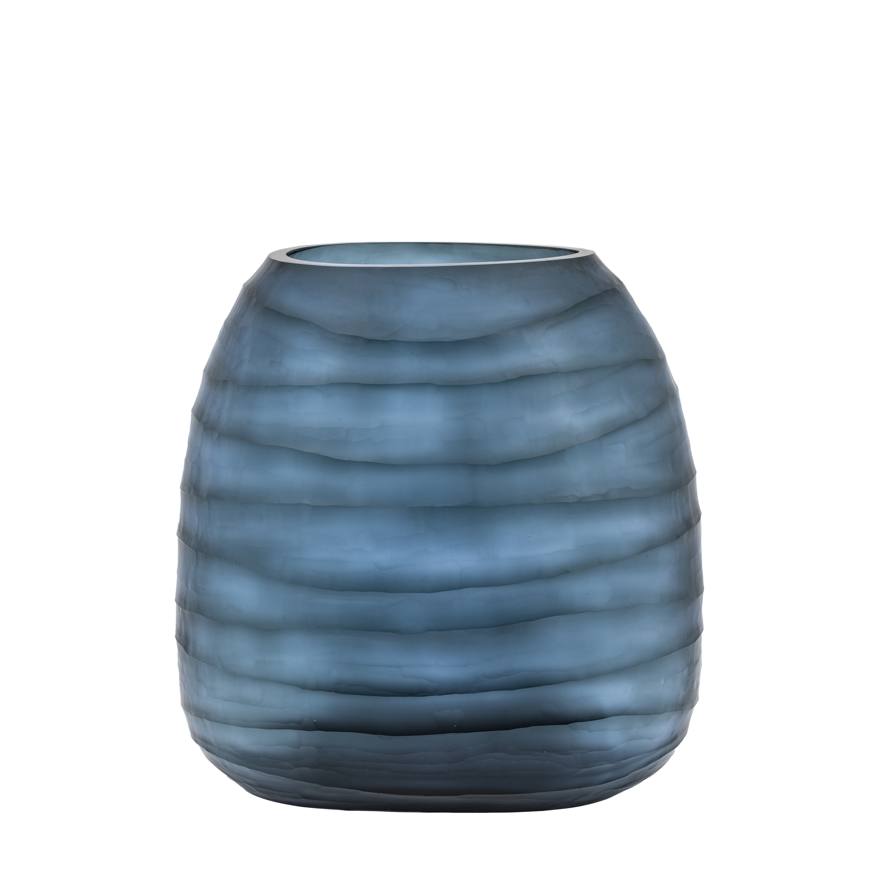 Sintra Handblown Carved Glass Vase Ink by Gallery Living | Style Our Home