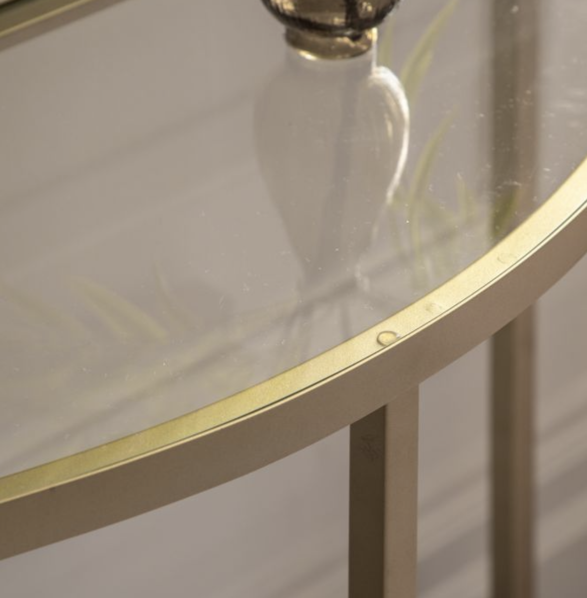 Hudson Champagne Console Table | Style Our Home