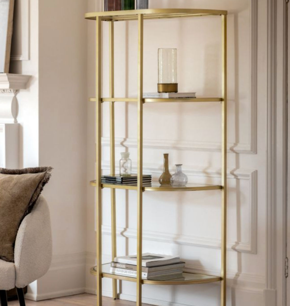 Hudson Champagne Display Unit | Style Our Home