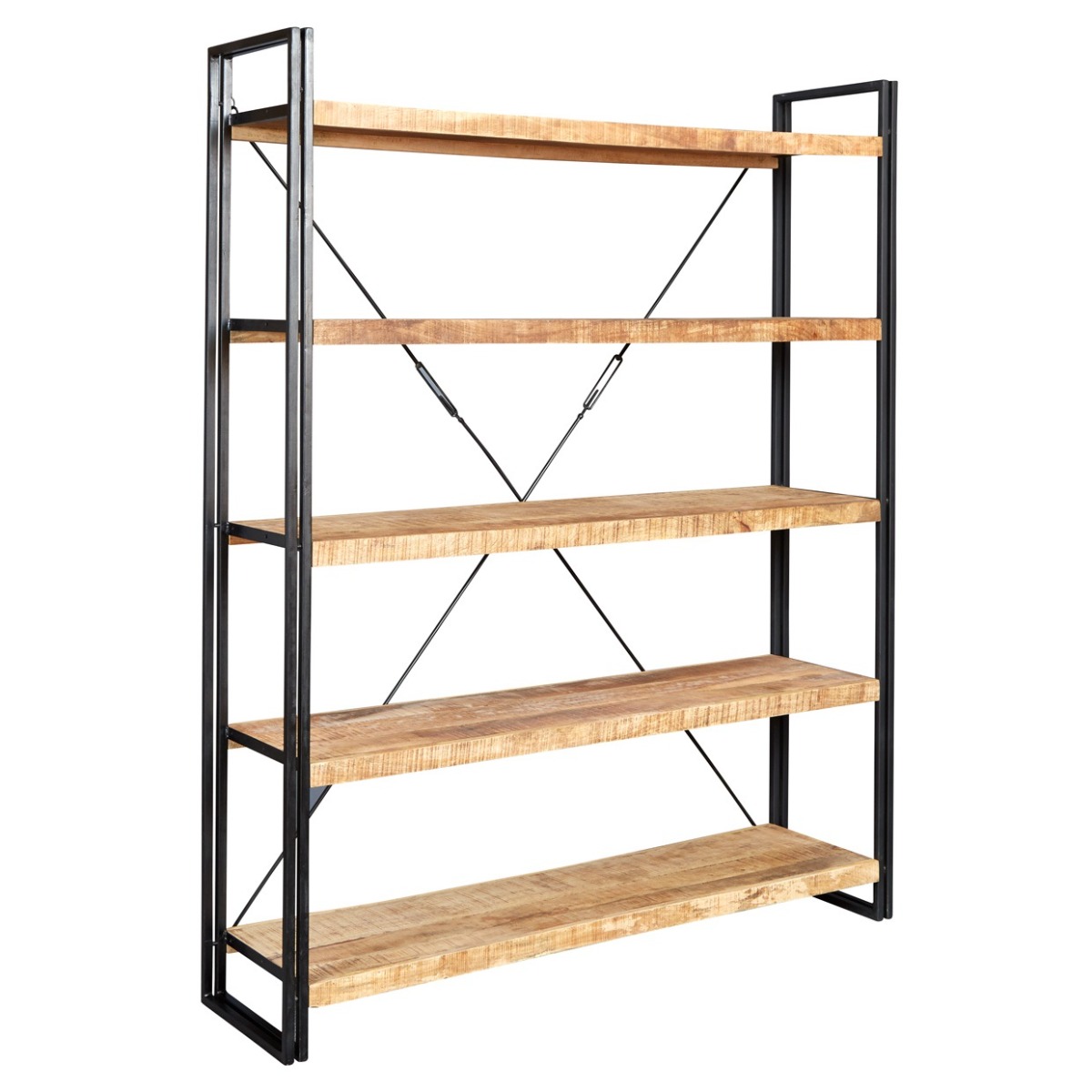 Brindlewood Industrial Large Open Bookcase by Karvello Designs | Style Our Home