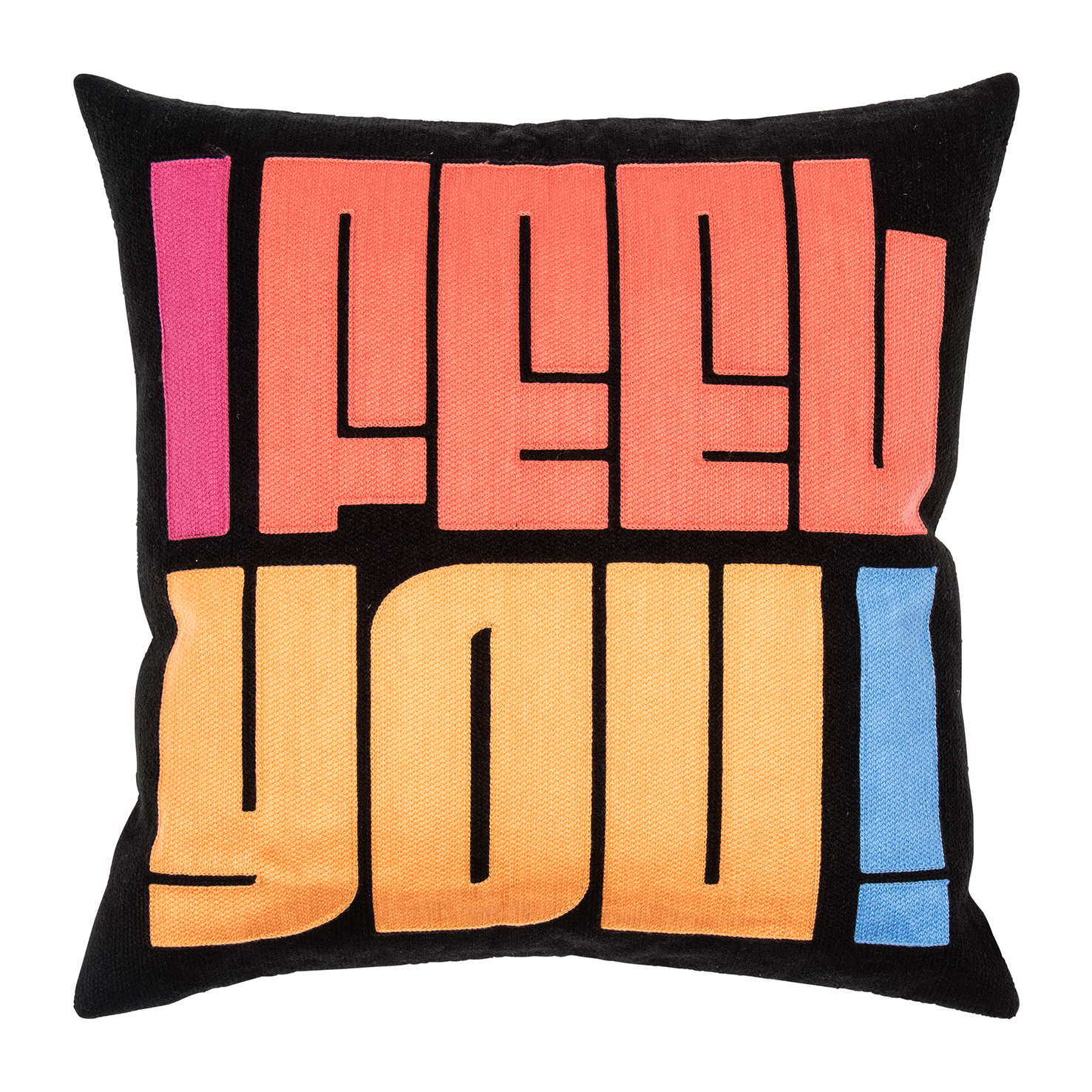Feeling Cushion - Black - 45 x 45 cm by Pad Concept  | Style Our Home