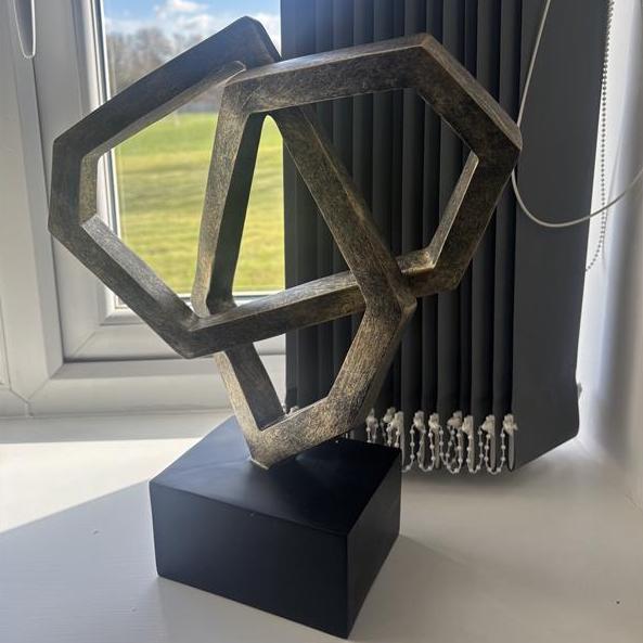Antique Bronze Cubist Sculpture By Libra | Style Our Home