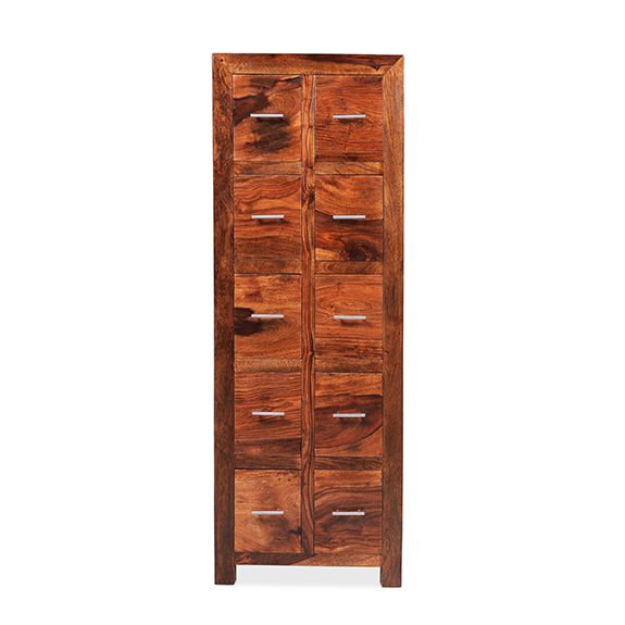 Vero 10 Drawer CD Almirah by Heritance Furniture | Style Our Home