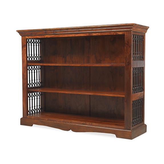 Jali Living Low Bookcase by Heritance Furniture | Style Our Home